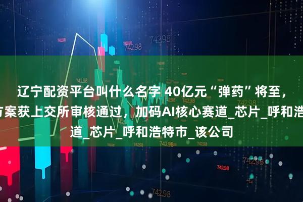 辽宁配资平台叫什么名字 40亿元“弹药”将至，寒武纪定增方案获上交所审核通过，加码AI核心赛道_芯片_呼和浩特市_该公司