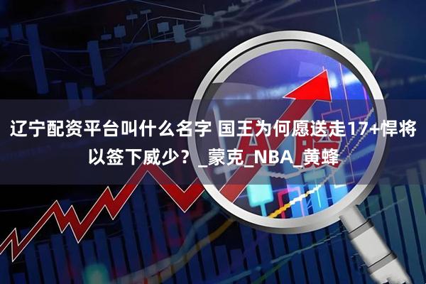 辽宁配资平台叫什么名字 国王为何愿送走17+悍将以签下威少？_蒙克_NBA_黄蜂
